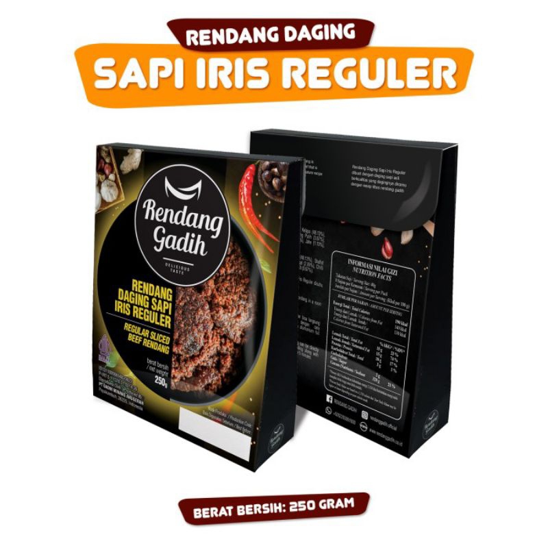 Jual Rendang Daging Sapi Iris - Rendang Gadih | Shopee Indonesia