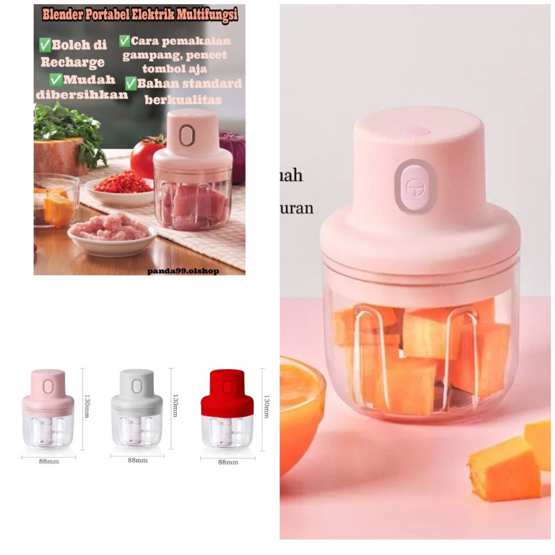 Jual ELSOO Hangyan Blender Kapsul Serbaguna Chopper Daging Plastik ...