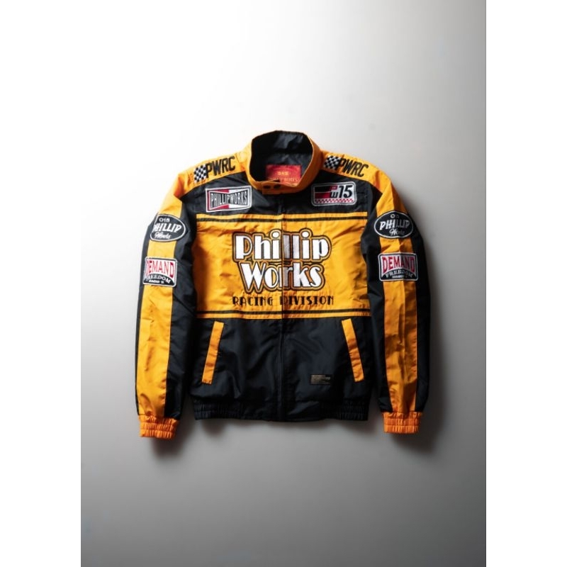 Jual STHIRA | JACKET RETRO RACING YELLOW PHILLIP WORKS | OUTER ...