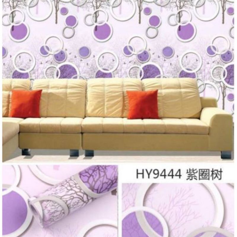 Jual Wallpaper Dinding Abu_abu Hitam Segi Tiga 3D Mewah Elegant