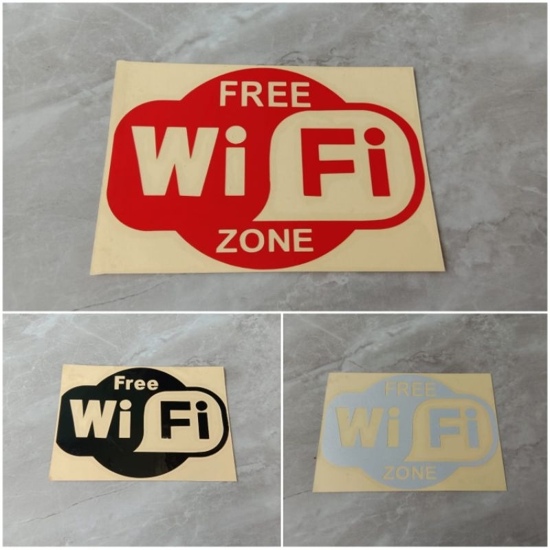 Jual Sticker free wifi cutting | Shopee Indonesia
