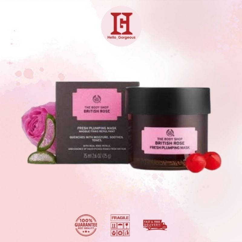 Jual The Body Shop Masker British Rose travel 15ml | Shopee Indonesia