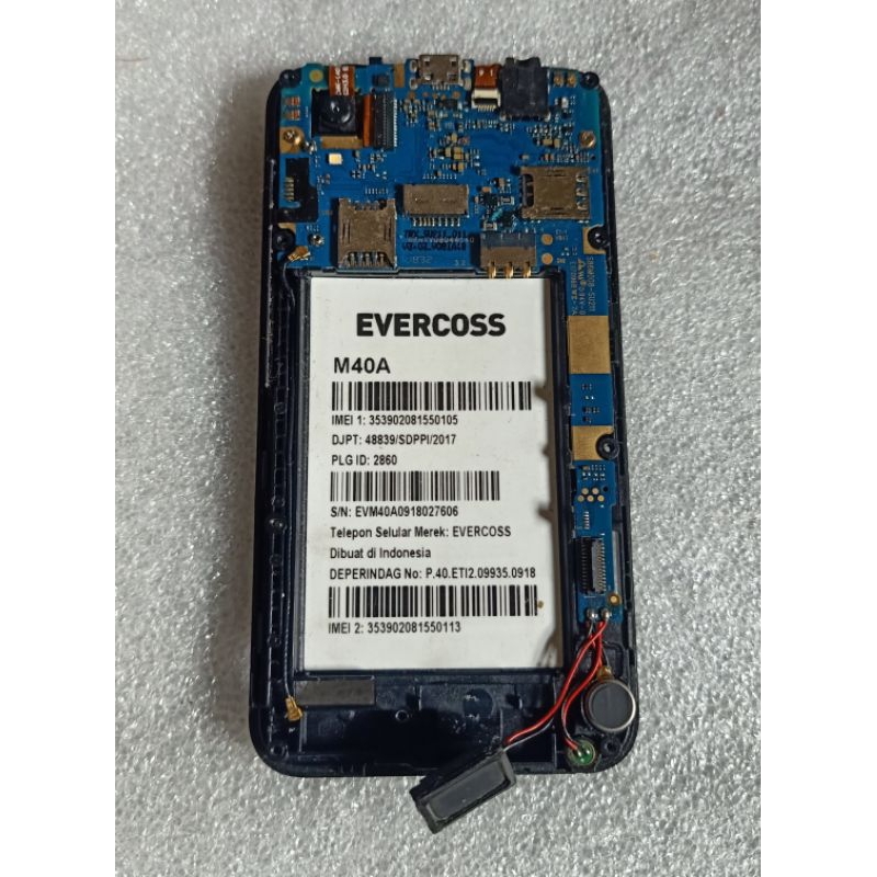 Jual mesin Evercoss M40A 4G nyala normal | Shopee Indonesia