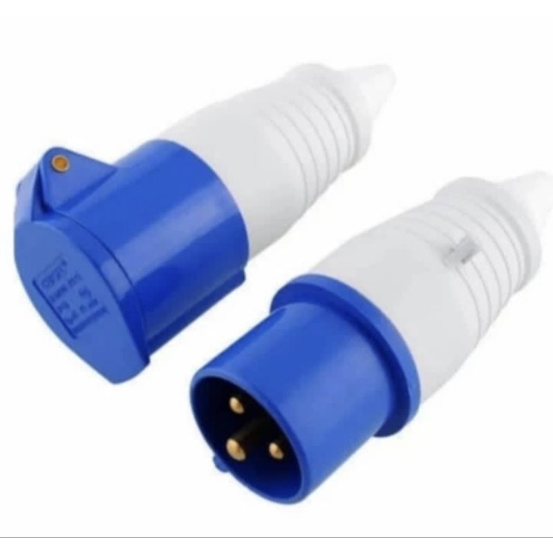 Jual industrial steker mobile plug/socket mobile mounting 3pin 32A ...