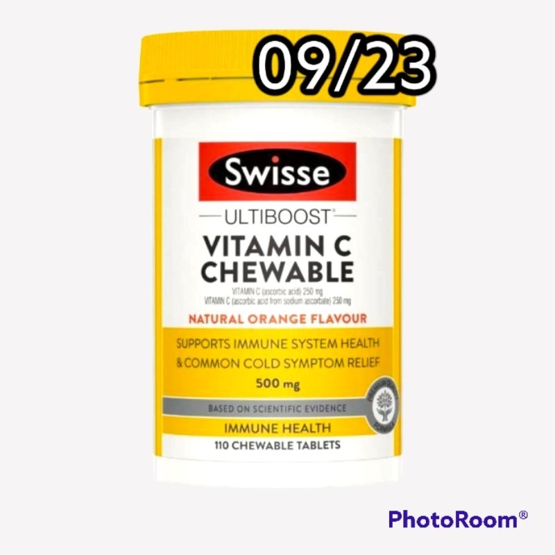 Jual Swisse Ultiboost Vitamin C Chewable 110 Tablet Shopee Indonesia