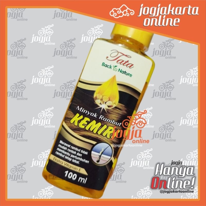 Jual Tata Minyak Rambut Minyak Kemiri Back To Nature 100 Ml | Shopee ...