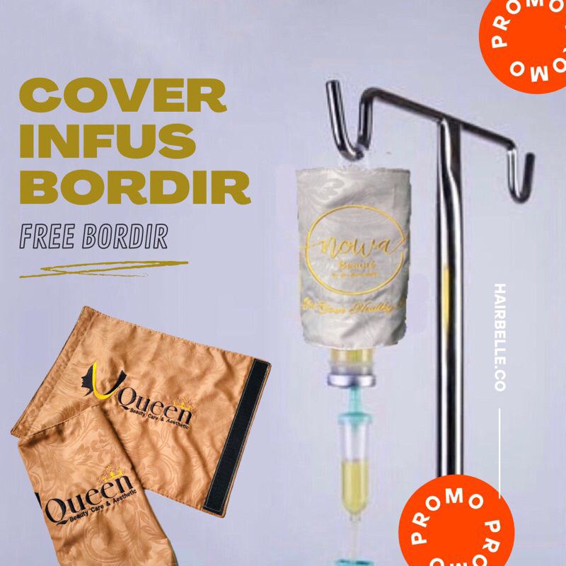 Jual Cover Penutup Infus Tutup Infus Bordir Logo Usaha | Shopee Indonesia