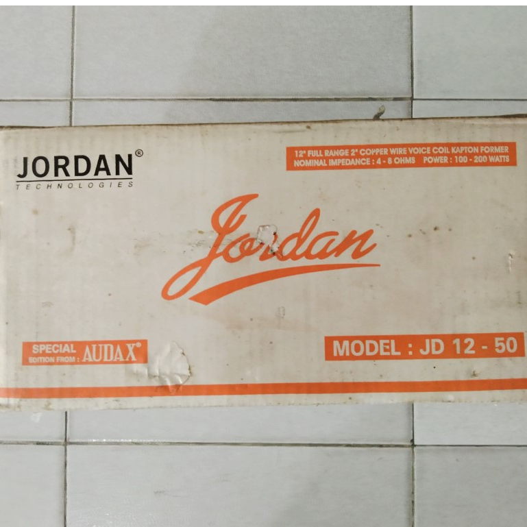 Jual Speaker Merk Jordan Type JD 12 50 Special Audax Shopee Indonesia
