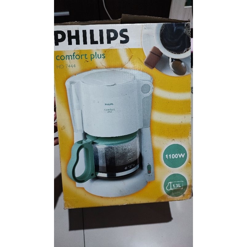 Jual Coffee Maker Mesin Kopi Philips Comfort Plus HD7444 Shopee Indonesia