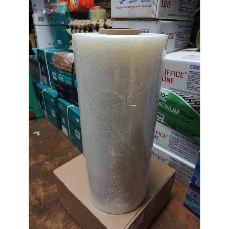 Pellicola Termoretraibile Stretch Wrap 18x1500 Piedi - 60 Calibro, Trasparente, Alta Aderenza, Made In USA Pellicola Imballo Trasparente Alta Tenacit&agrave;