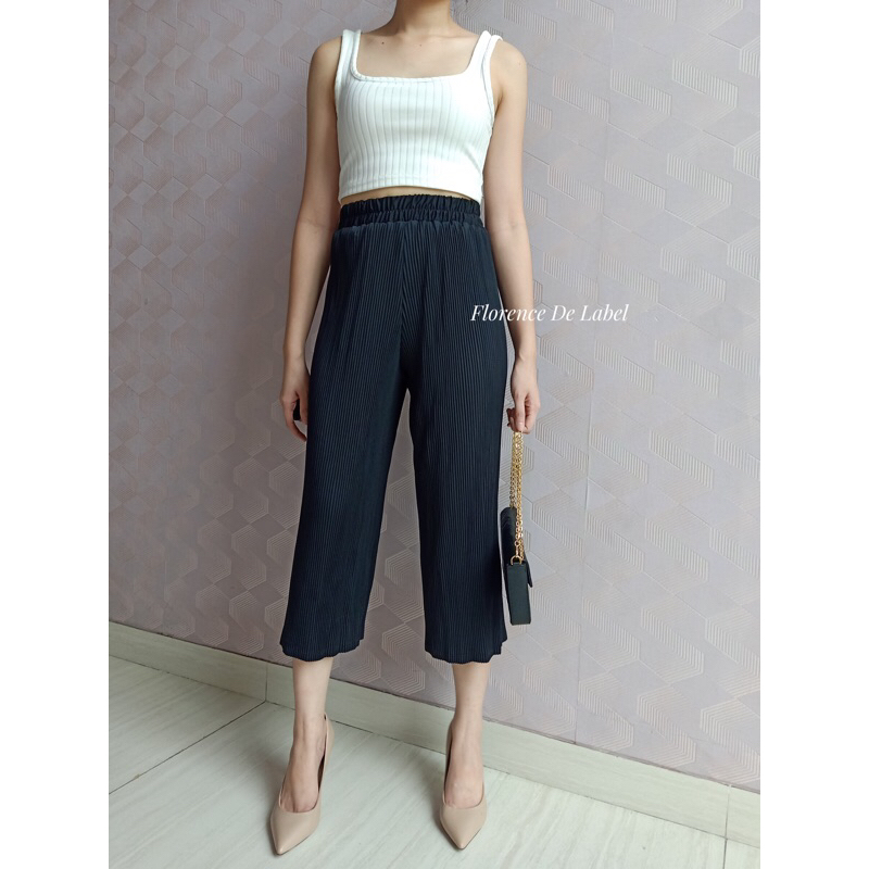 Jual CALLIE MIDI PLEATED CULOTTE Kulot Midi Plisket Kulot - Main Image