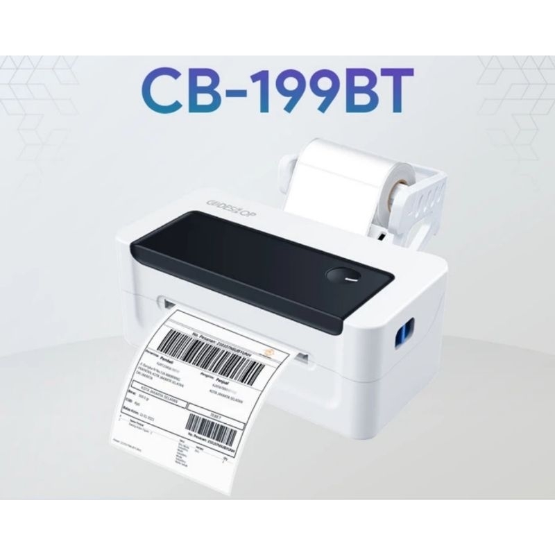 Jual Printer Barcode Stiker Label CB-199BT (Bluetooth+USB) | Shopee ...