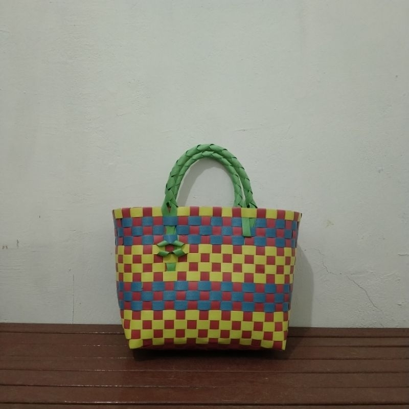 Jual Tas Anyaman Sangkek Tas Belanja Keranjang Belanja Shopee