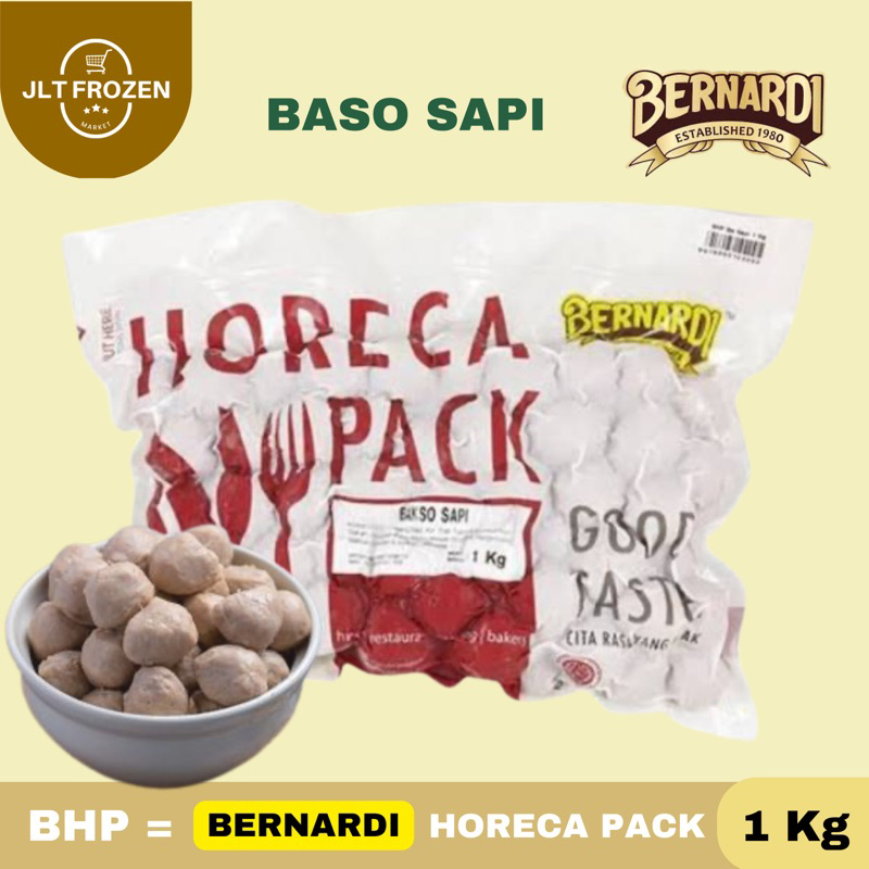 Jual Baso Sapi Bernardi Horeca Pack 1 Kg 74pcs Shopee Indonesia