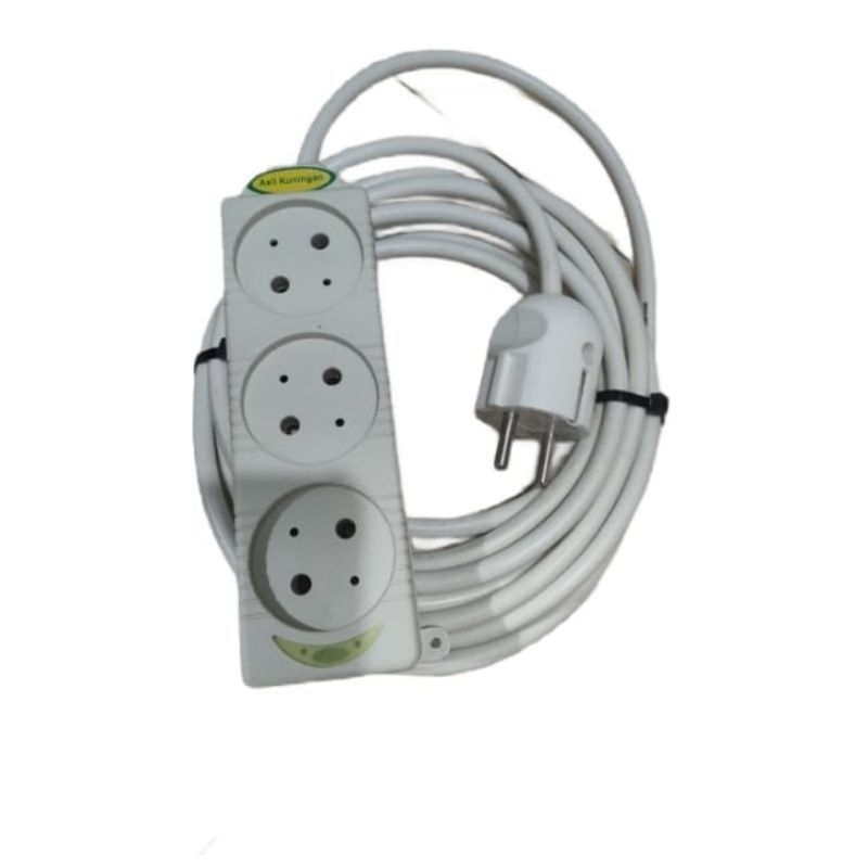 Jual stop kontak gepeng 2 3 4 lubang+kabel 1 2 3 4 5 6 7 8 9 10 meter ...
