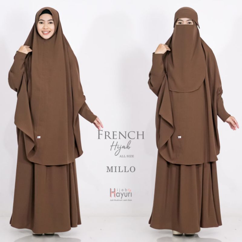Jual French Hijab By Hijab Hayuri Wolfis Monalisa Grade A Original 100 Shopee Indonesia