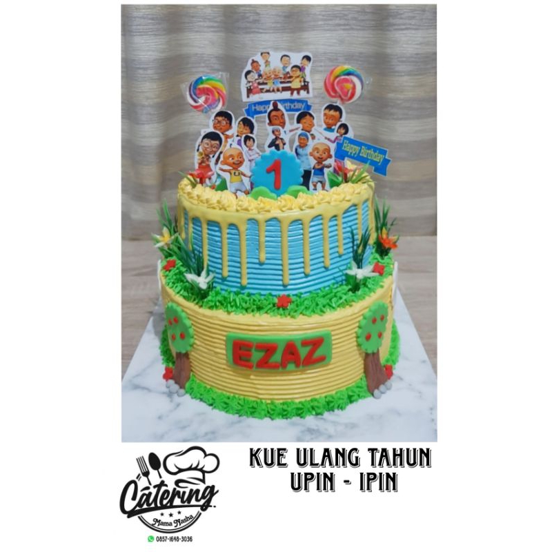 Jual Kue Ulang Tahun Upin Ipin / Kue ultah anak / Kue ulang Tahun Murah