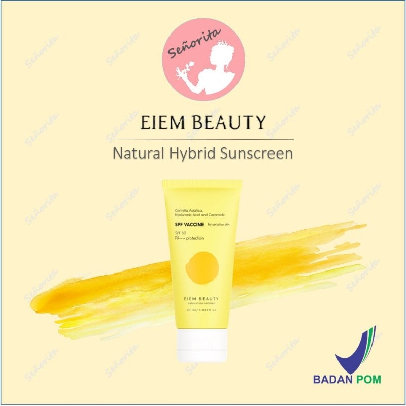Jual EIEM BEAUTY Natural Hybrid Sunscreen 50ml Shopee Indonesia