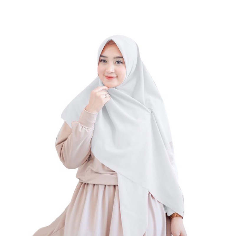 Jual Wolfis Jumbo kerudung jilbab / hijab segi empat syar'i jumbo syari