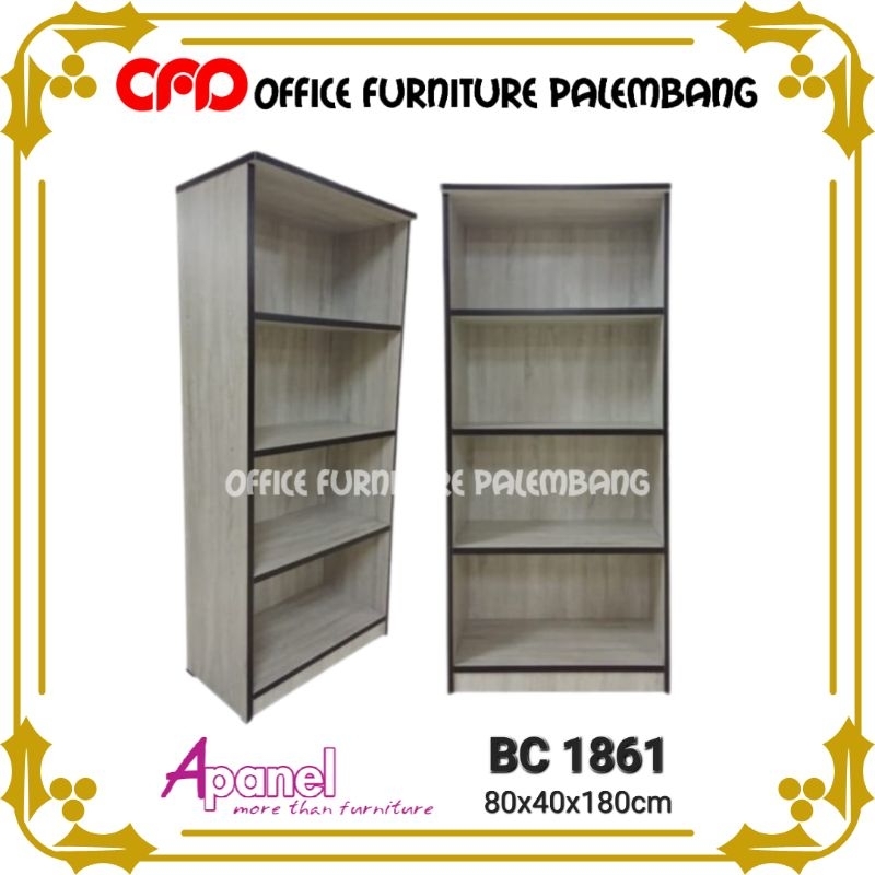 Jual rak kantor apanel BC 1861 lemari buku rak arsip lemari kaninet ...