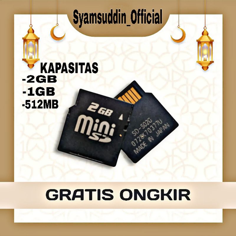 Promo Memory Card MiniSD 64MB Sandisk Original Diskon 60% di Seller  Yudhistira Jaya - Pademangan Barat, Kota Jakarta Utara