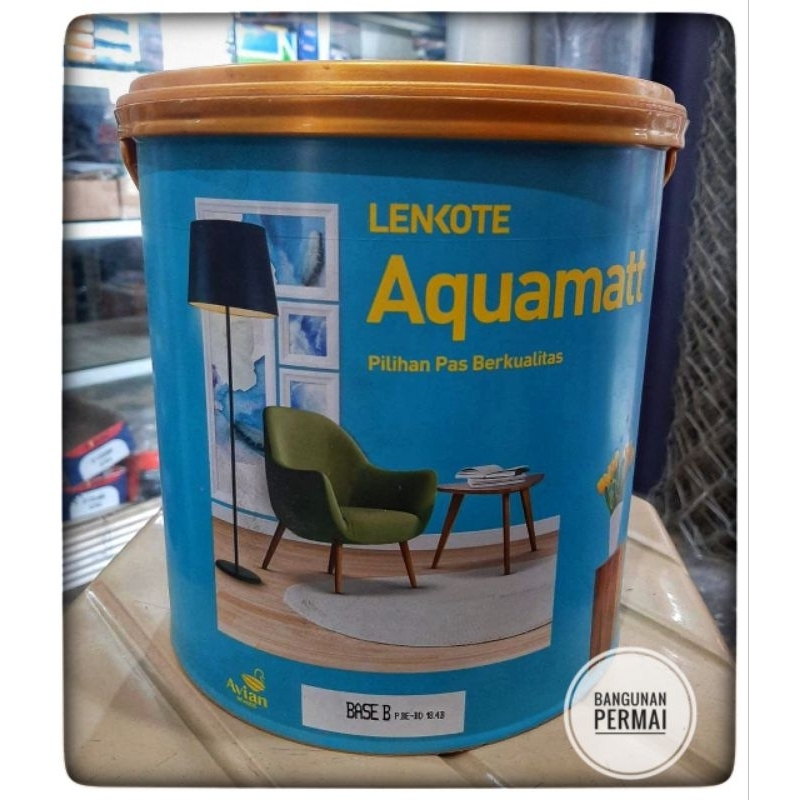 Jual CAT TEMBOK LENKOTE AQUAMATT AVIAN/CAT TEMBOK AVIAN AQUAMATT 25KG ...