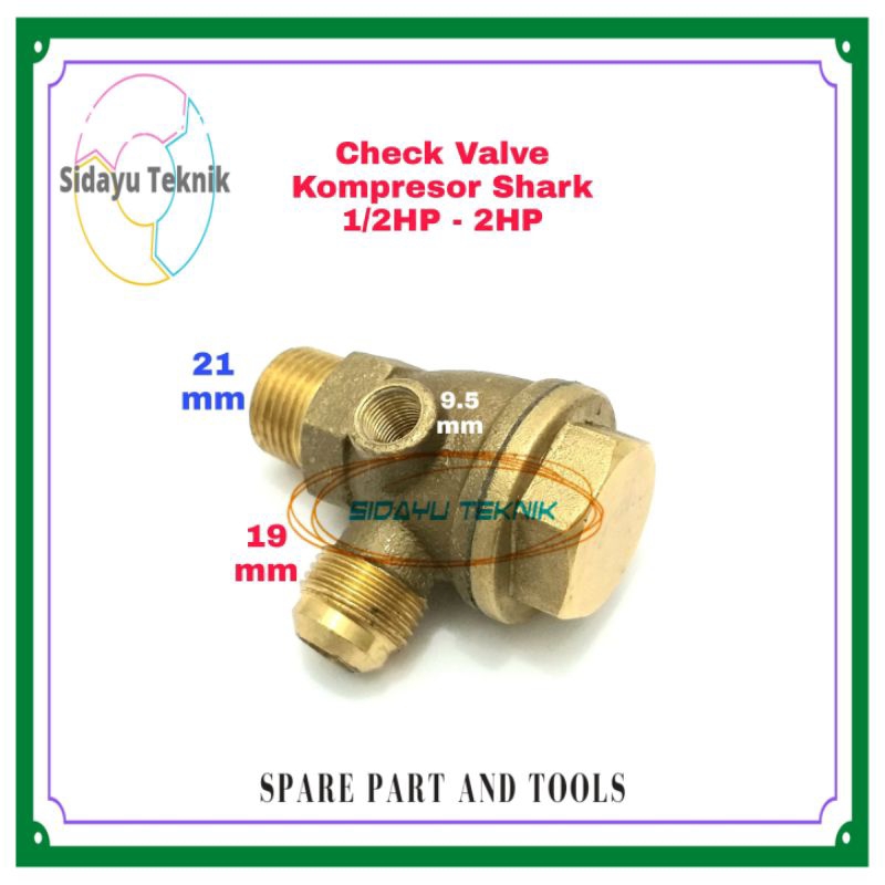 Jual Check Valve Kompresor Angin Shark Hp Hp Shopee Indonesia