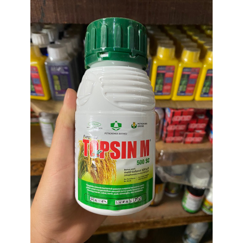Jual Fungisida topsin m 500SC isi 200ml | Shopee Indonesia