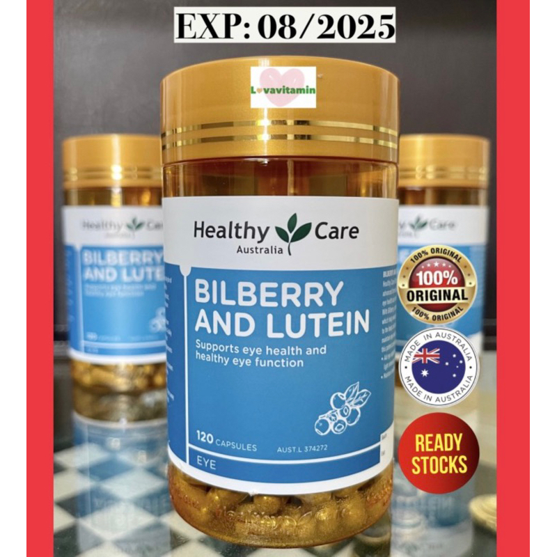 Jual Healthy Care Bilberry And Lutein Capsules Shopee Indonesia