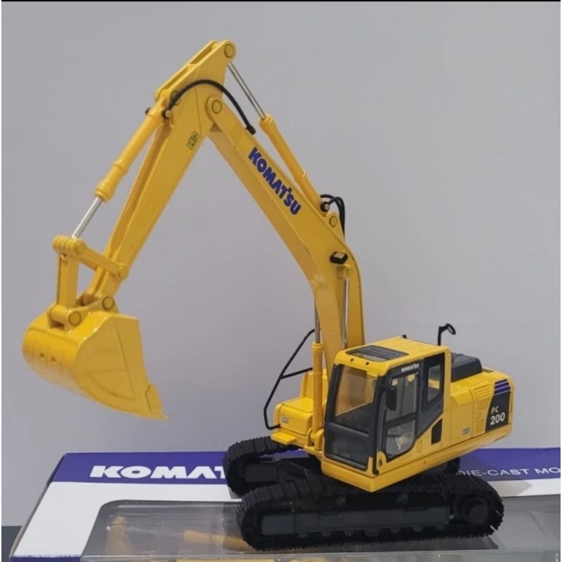 Jual Diecast Miniatur Alat Berat Excavator Komatsu Pc200 8mo Hydraulic Excavator 143 Shopee 7818