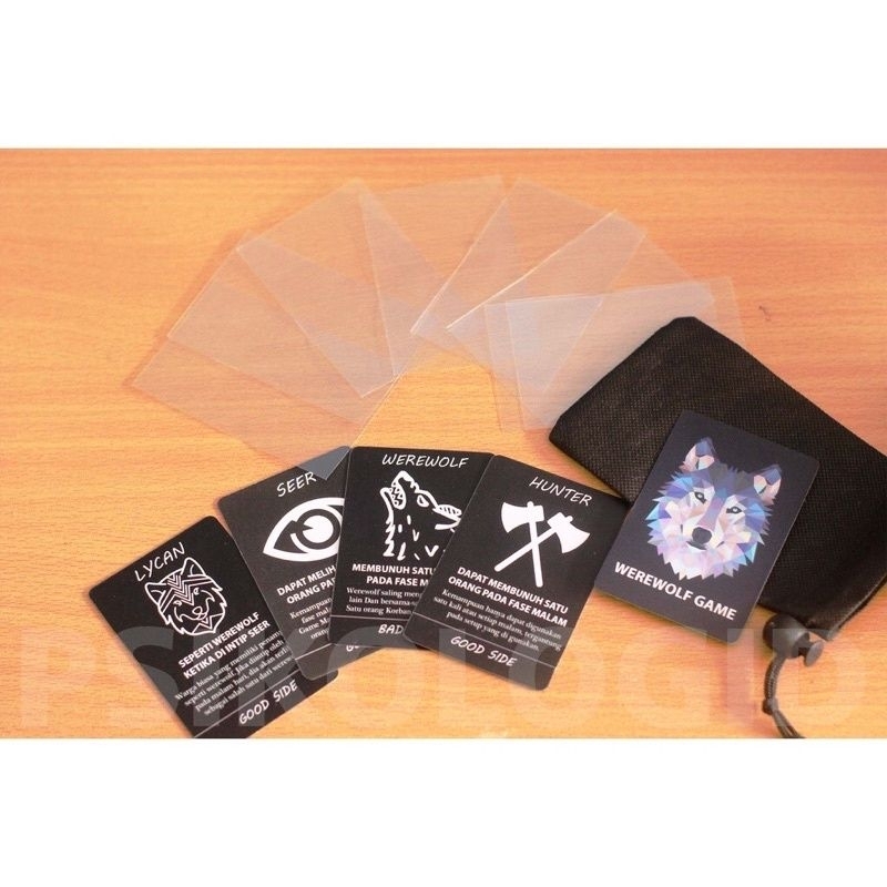 Jual [COD) READY-Werewolf/ Mafia Card Game Simplicity Pack-18 Card / 9 ...