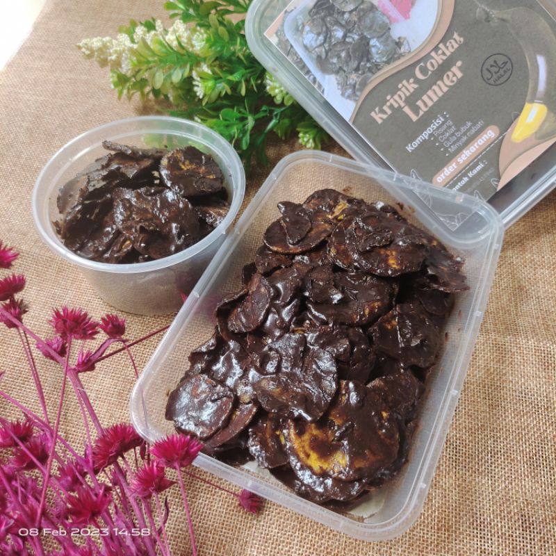 Jual Kripik Pisang Coklat Lumer Made In Home Made Halal Krispi Lumer