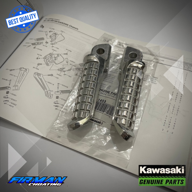 Caoutchouc De Repose-pied Kawasaki - Référence 34028-1372 - Pour Modèles Moto Kawasaki
