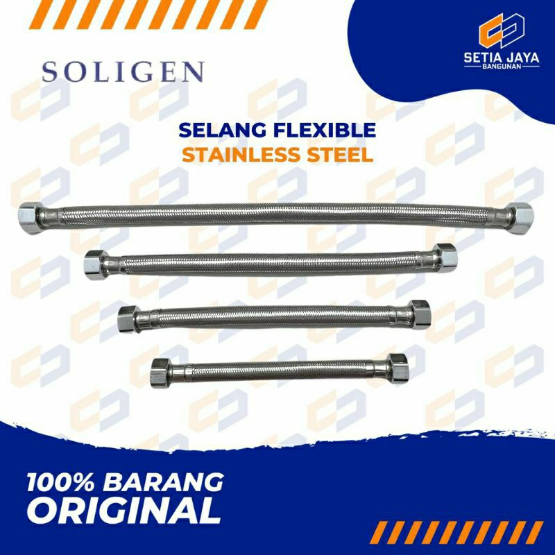 Jual Selang Flexible Flexibel Kloset Cabang Soligen Stainless