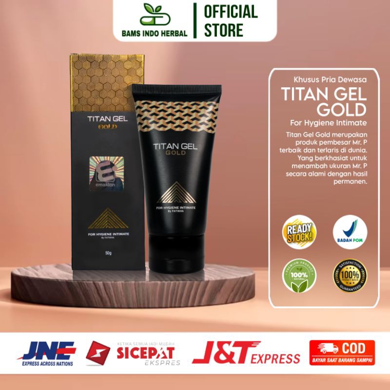 Jual TITAN GEL GOLD ASLI ORIGINAL MEMPERBESAR MR. P MENGATASI ED KUAT ...