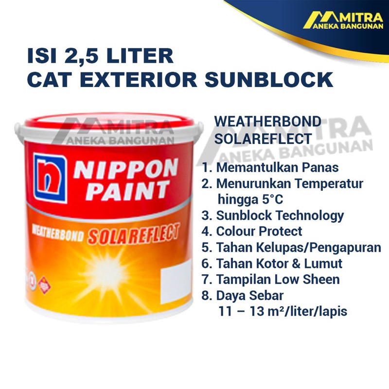 Jual CAT TEMBOK EKSTERIOR INTERIOR NIPPON PAINT WALDEN WHITE NP N 1010P