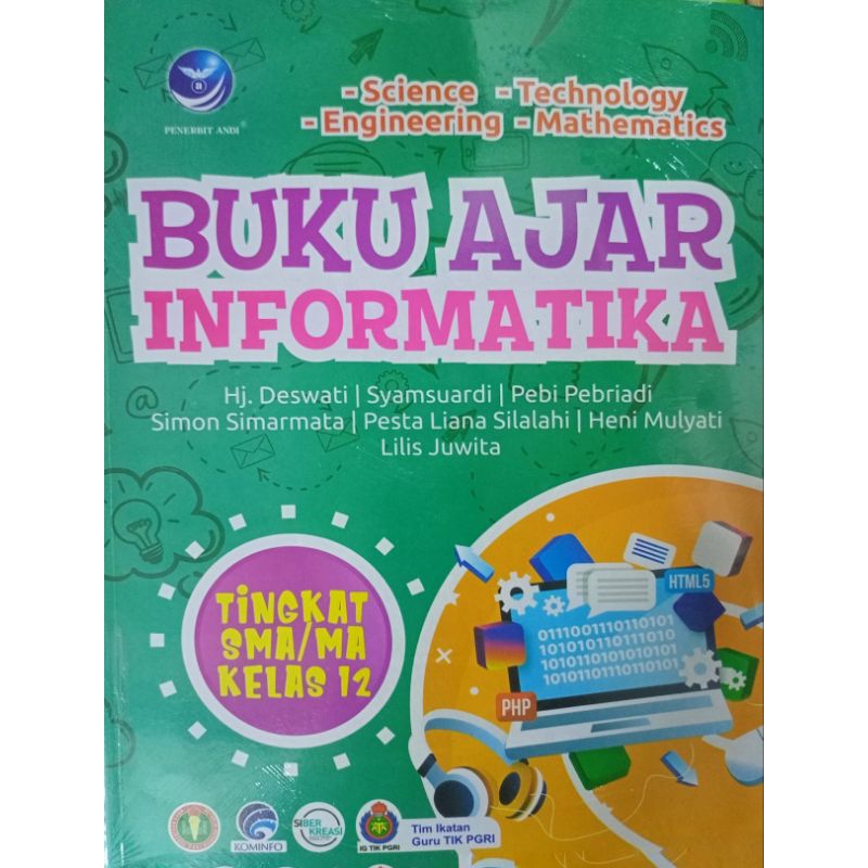 Jual Buku Ajar Informatika Tingkat SMA/MA Kelas 12 | Shopee Indonesia