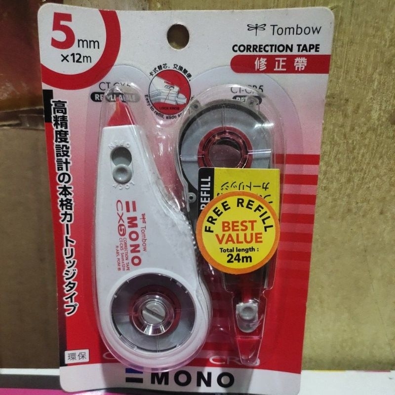 Jual tombow correction tape CT-CR5 / pcs | Shopee Indonesia
