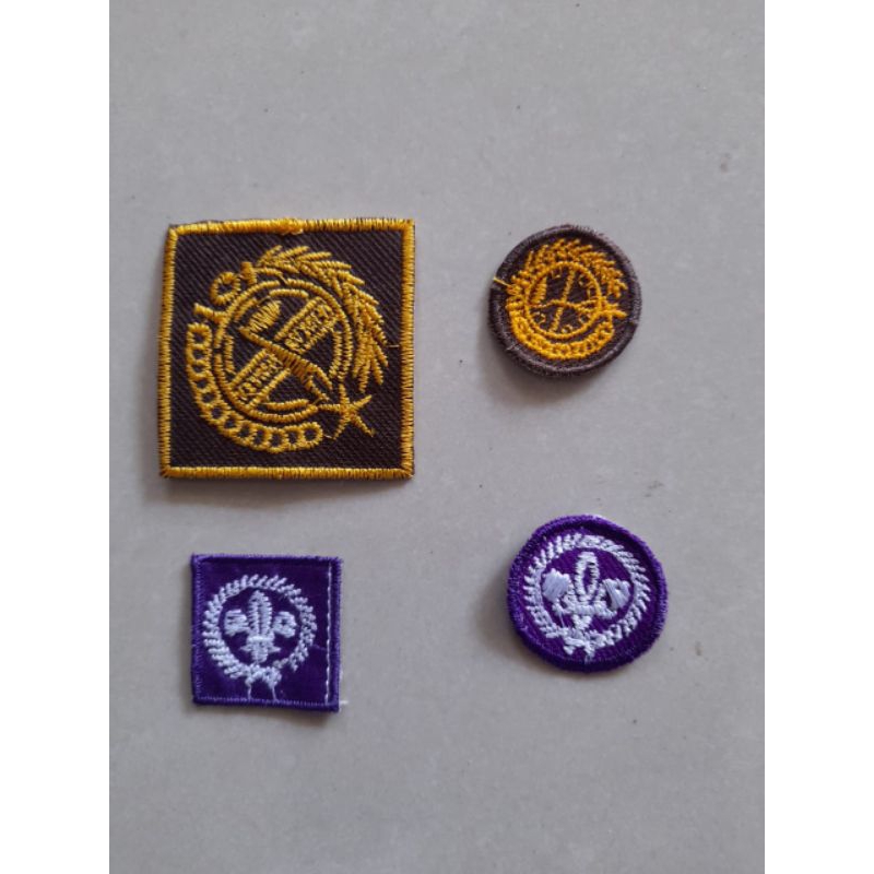 Jual badge bordir kitri tunas kelapa dan pandu wosm / bed bordir