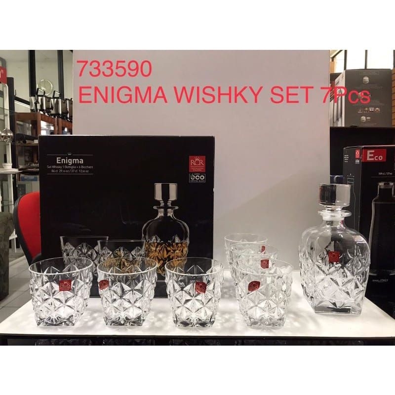 Jual Decanter Set RCR Enigma 7pcs 733590 Shopee Indonesia