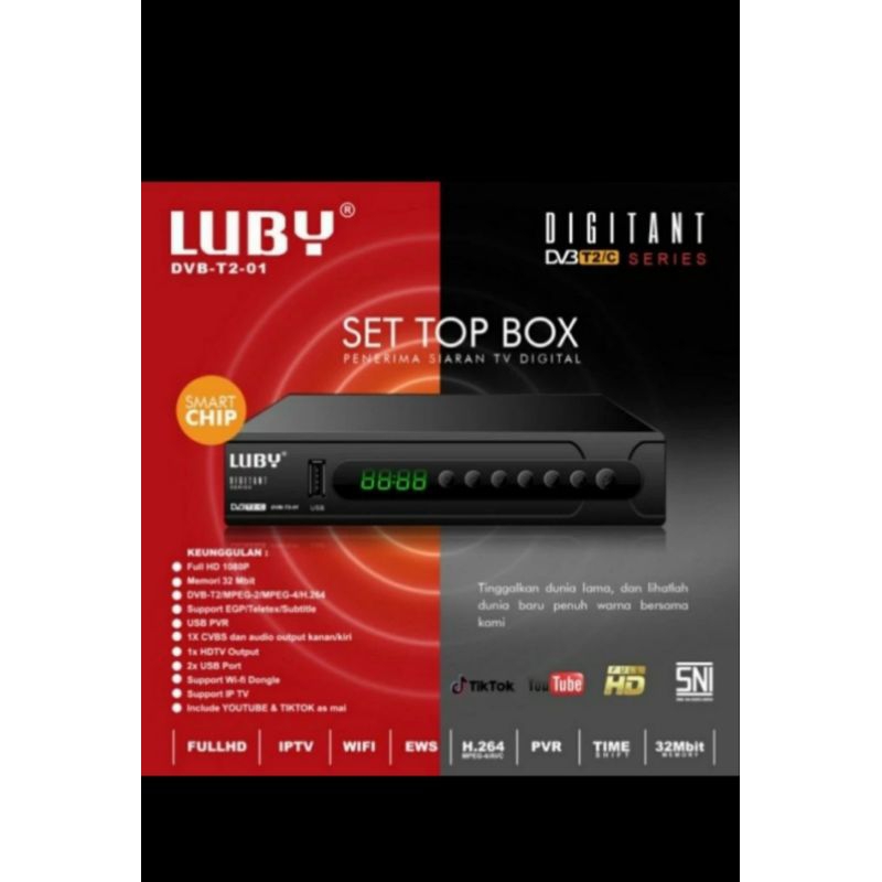 Jual set top box luby dvb t2 01 Shopee Indonesia
