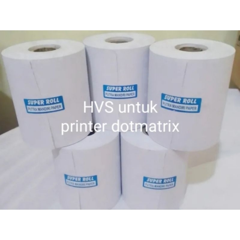 Jual Kertas Struk Kasir Hvs 1ply 75x60mm Paket 10 Pcs Shopee Indonesia