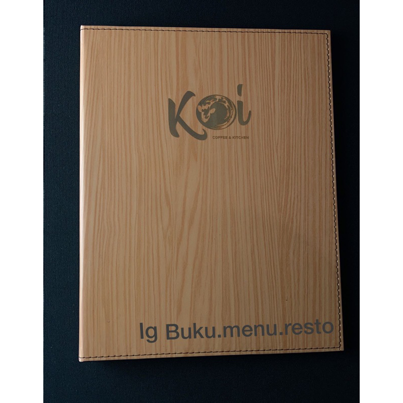 Jual BUKU MENU SERAT KAYU | Shopee Indonesia