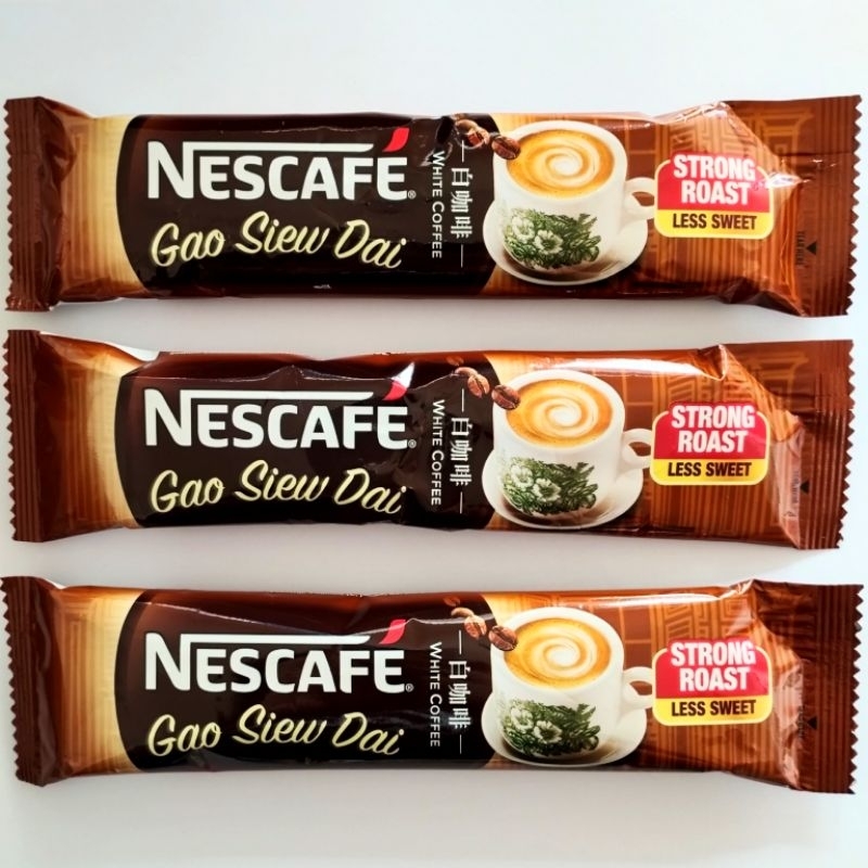 Jual Nescafe White Coffee Gao Siew Dai Strong Roast Kopi Singapore