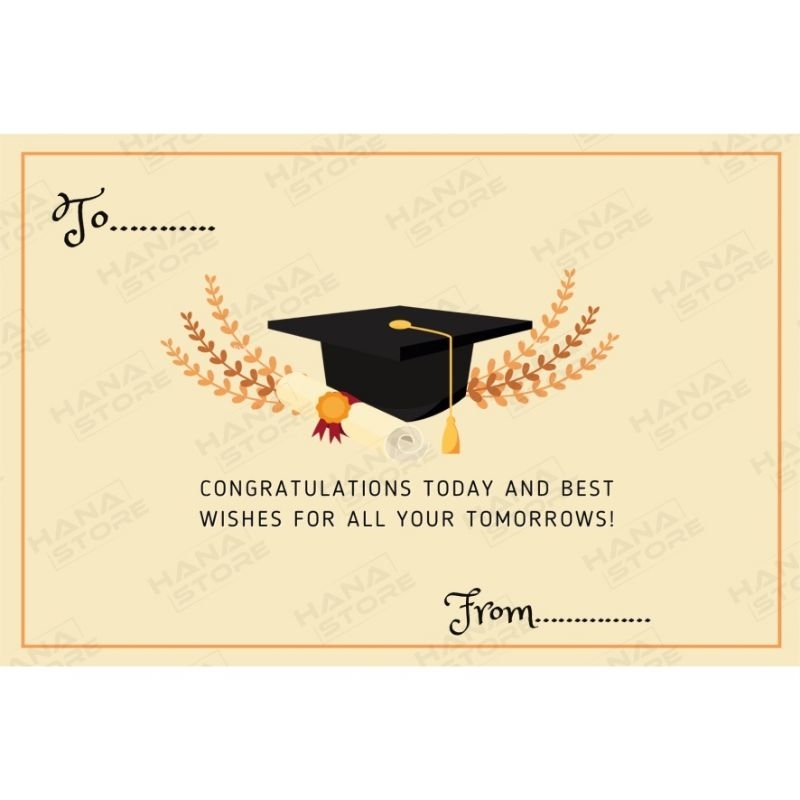 Jual Kartu Ucapan | Greeting Card Happy Graduation | Shopee Indonesia