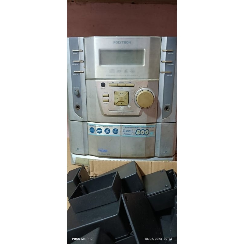 Jual Mini Compo POLITRON Unit power/Speaker | Shopee Indonesia