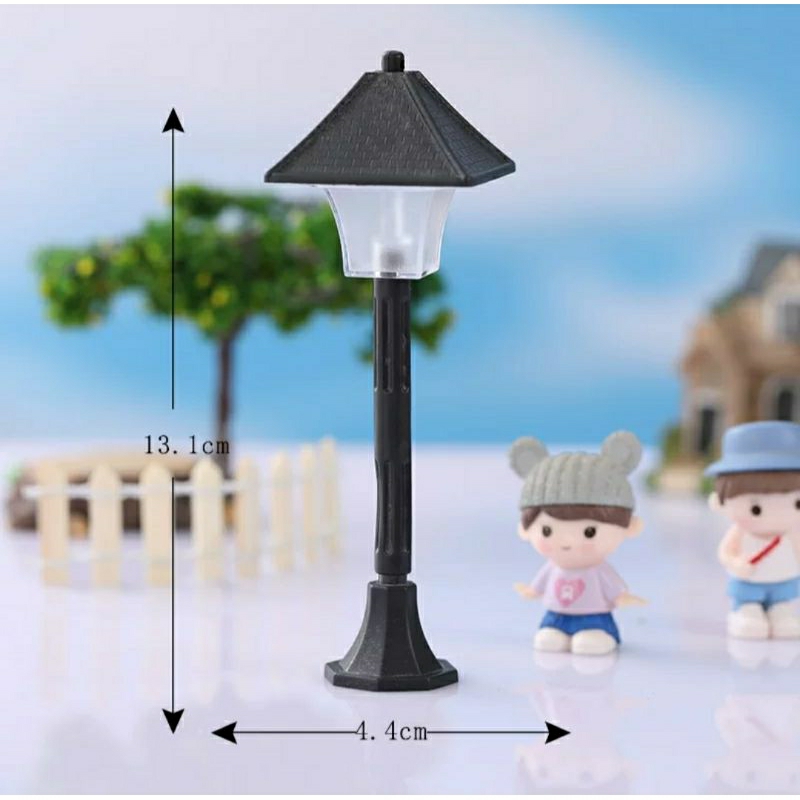 Jual Miniatur Lampu Taman Miniatur Lampu Jalan Ukuran Sedang Dekorasi