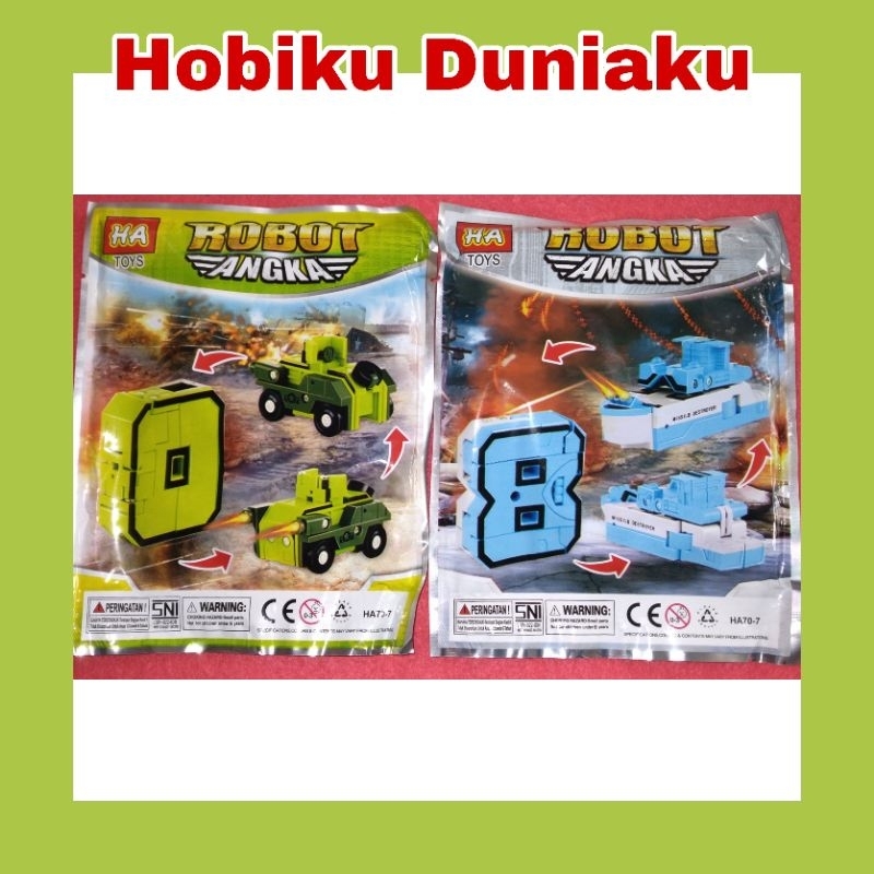 Jual Mainan Robot BP Angka Robot Bongkar Pasang (PCS) | Shopee Indonesia