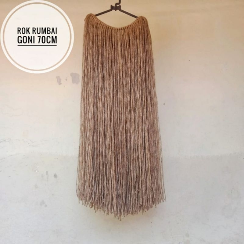 Jual Rok rumbai goni kostum tari adat Papua 70 cm | Shopee Indonesia