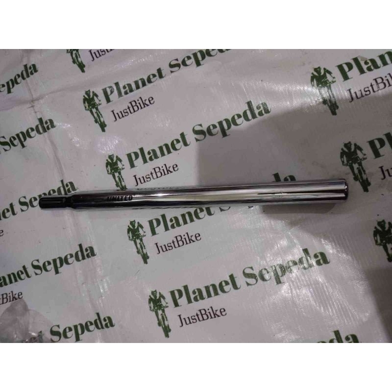 Jual Tiang Sadel United 27.2 Besi 40 Cm Chrome Jok Seatpost Shopee